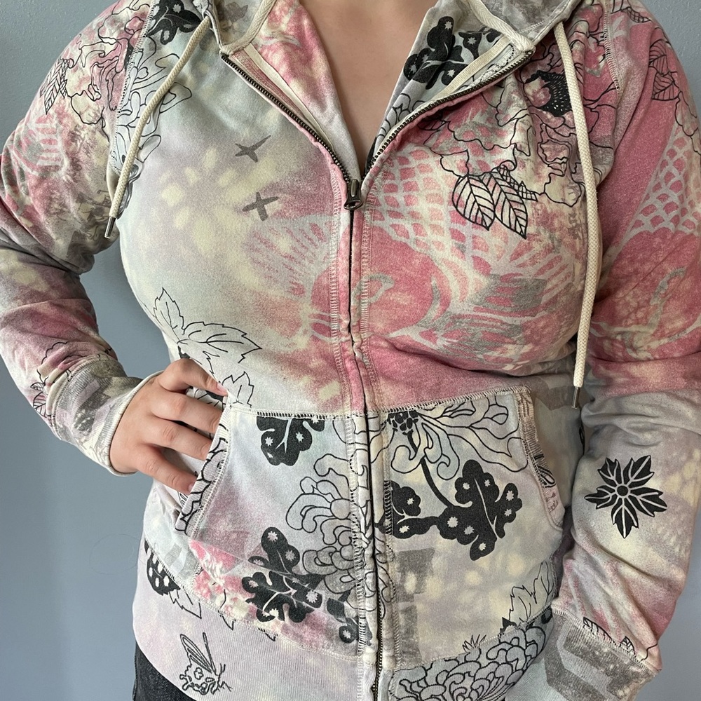 🌸LUCKY BRAND Colorful Floral Print Hoodie🌸